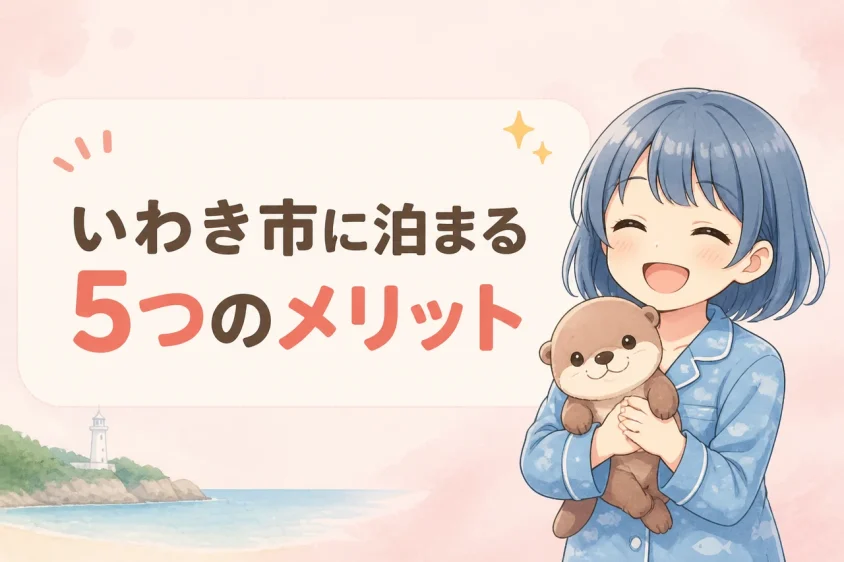 いわき市内に宿泊する5つのメリット