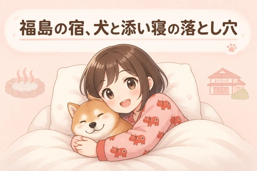 福島の宿で犬と添い寝する3つのデメリット