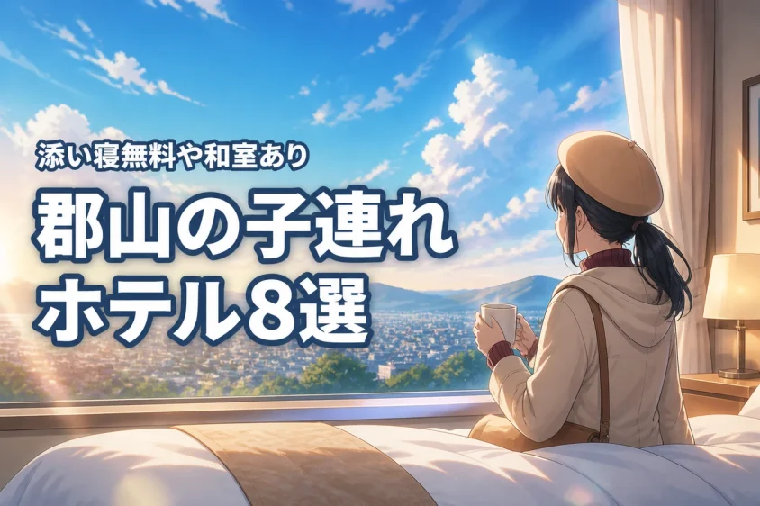 郡山の子連れホテルで迷ったら？添い寝無料や和室ありの人気宿8選を徹底比較