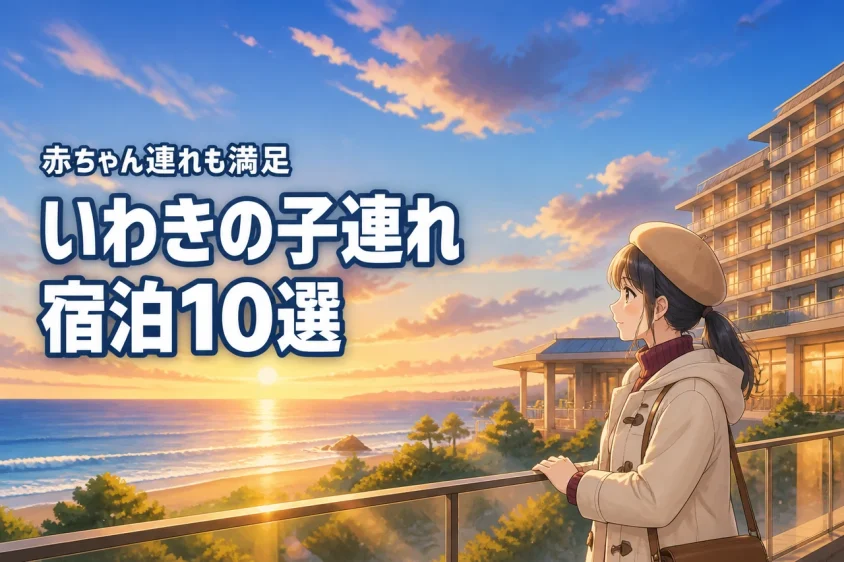 いわきで子連れ宿泊はどこがいい？赤ちゃん連れも満足できる人気宿10選を比較