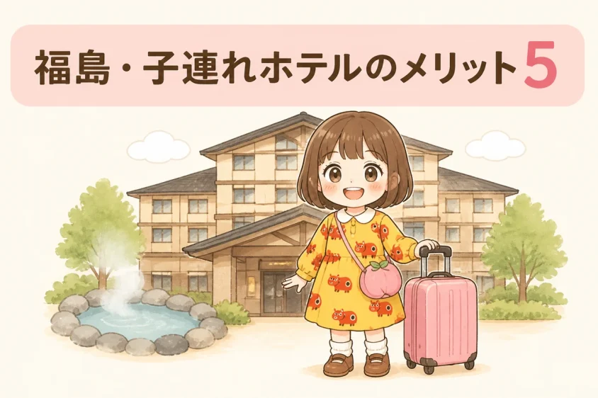 福島のホテルに子連れで宿泊するメリット5つ