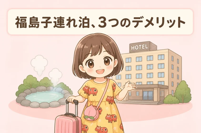 福島のホテルに子連れで宿泊するデメリット3つ