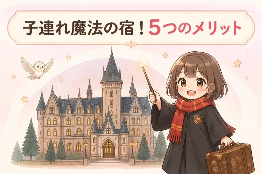 子連れでハリーポッター風ホテルに泊まるメリット5つ