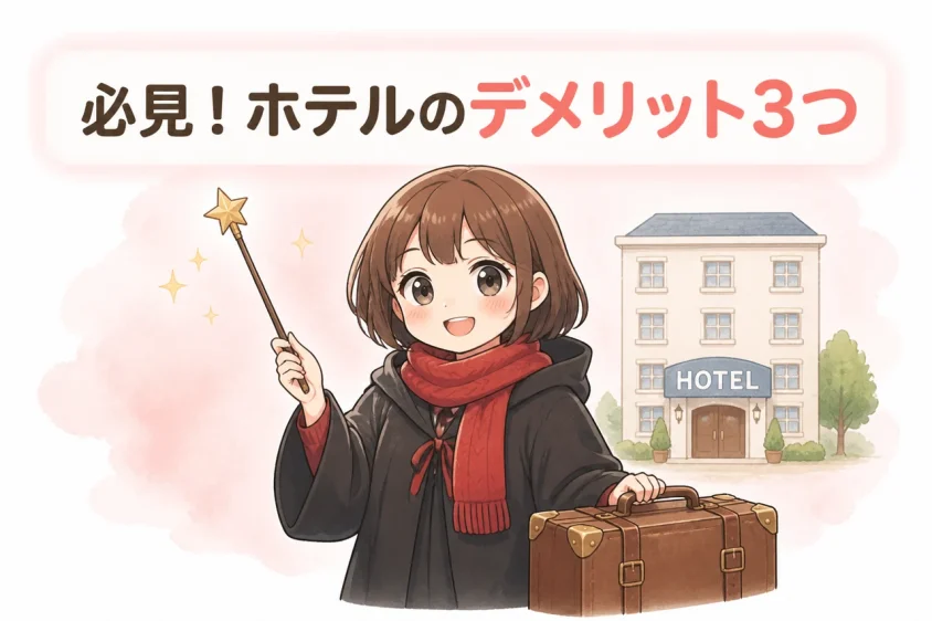 ホテルを予約する前に知りたいデメリット3つ