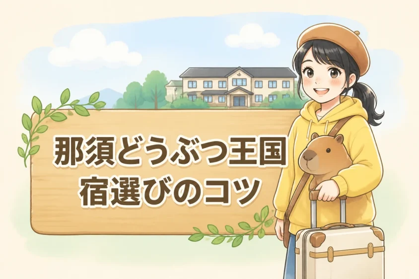 那須どうぶつ王国向けのホテルを選ぶポイント