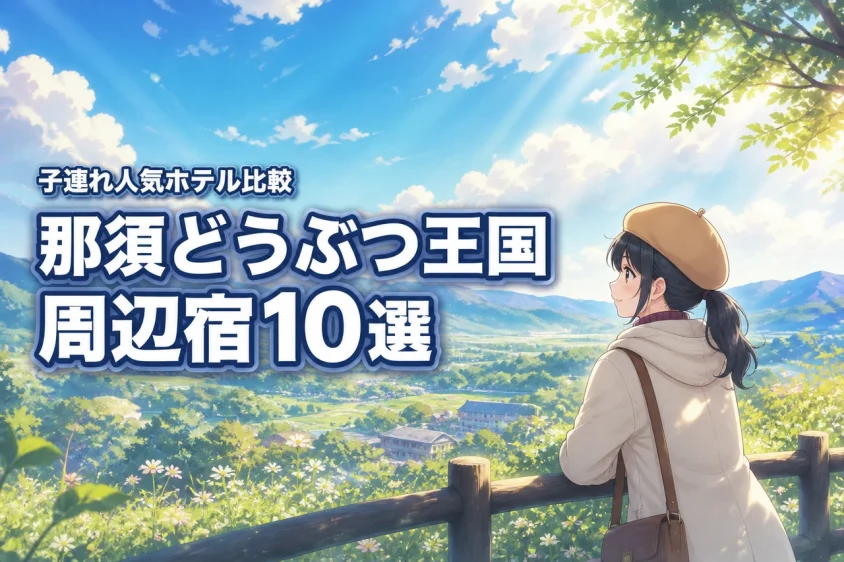 【那須どうぶつ王国】周辺の子連れおすすめホテル10選！家族旅行に人気の宿を比較