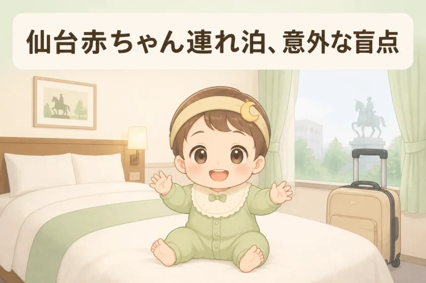 仙台のホテルに赤ちゃんを連れて泊まるデメリット