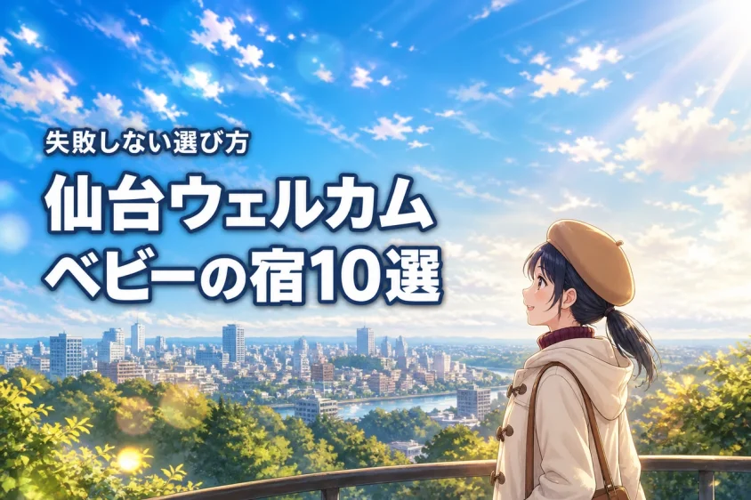 仙台でウェルカムベビーの宿おすすめ10選!赤ちゃん連れ旅行を成功させる選び方