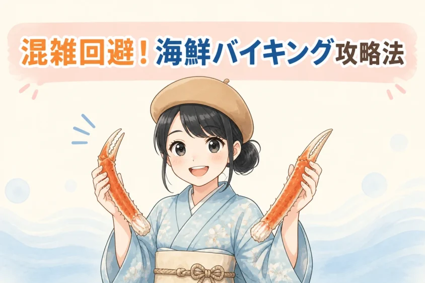 海鮮バイキングの混雑を避ける工夫
