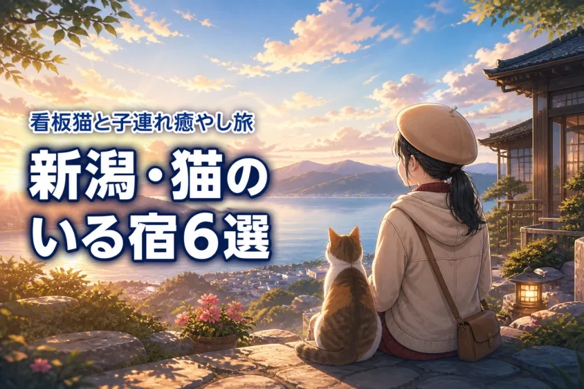 【新潟】猫のいる宿おすすめ6選！看板猫と子連れで楽しむ癒やし旅のコツ