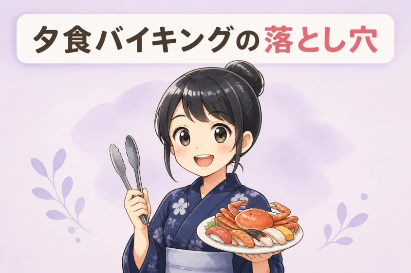 夕食バイキング利用時の注意点とデメリット