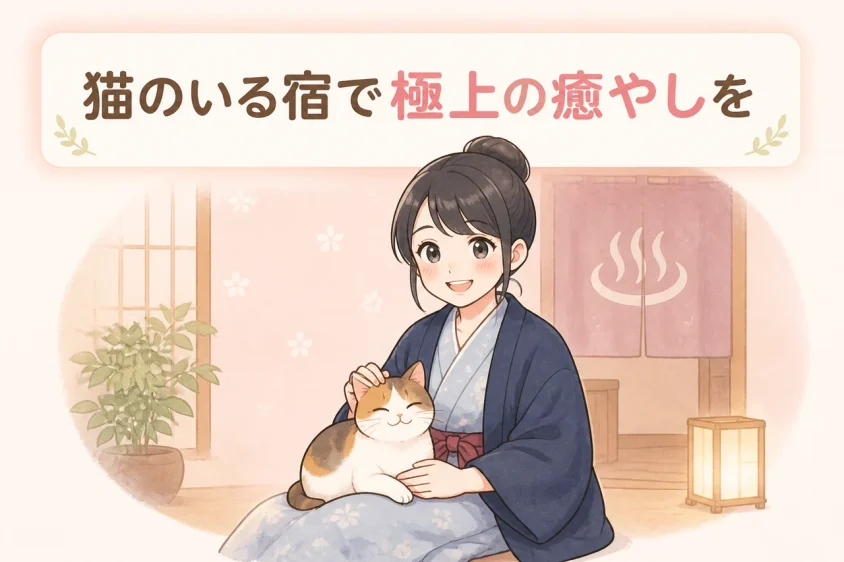 猫がいる宿に泊まるメリット