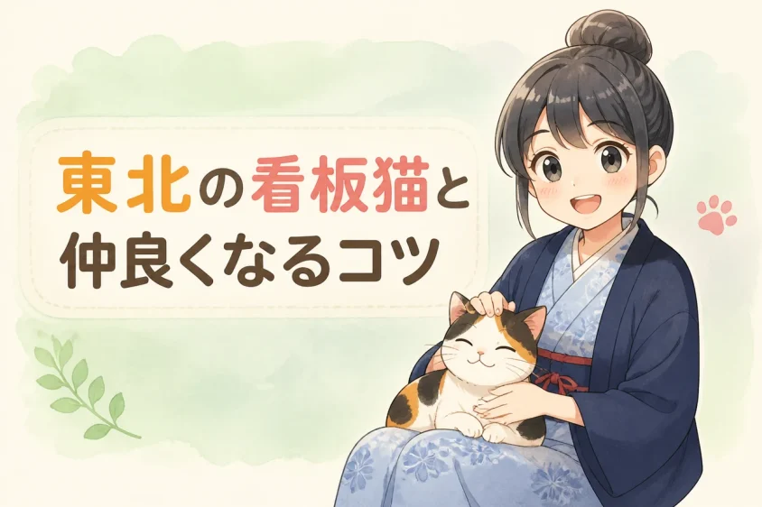 東北の宿で看板猫と触れ合うコツ