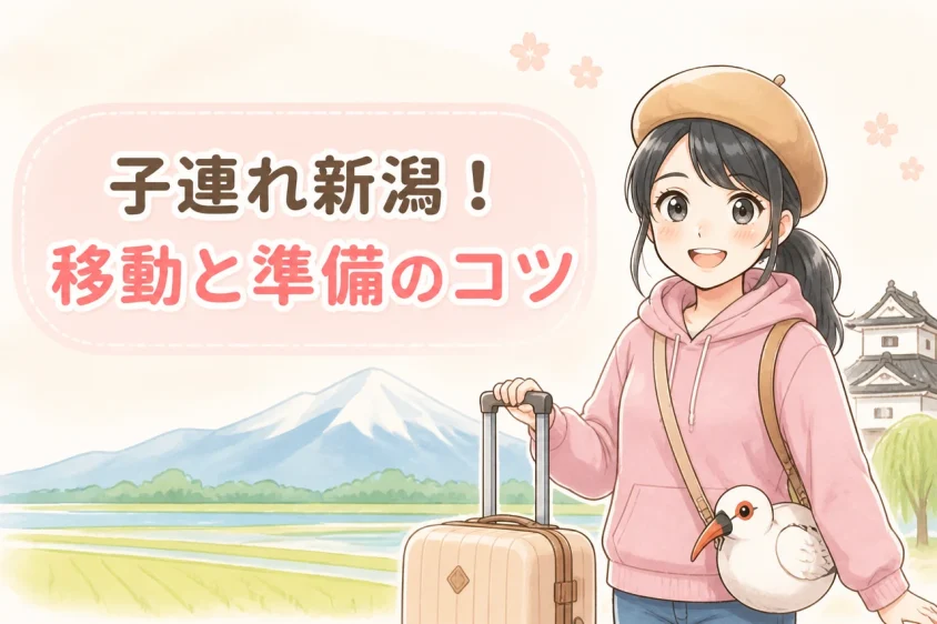 子供と新潟へ行く際の移動と準備