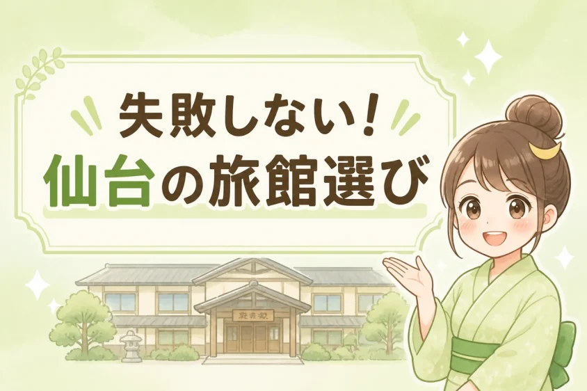 仙台の旅館選びで失敗しないためのポイント