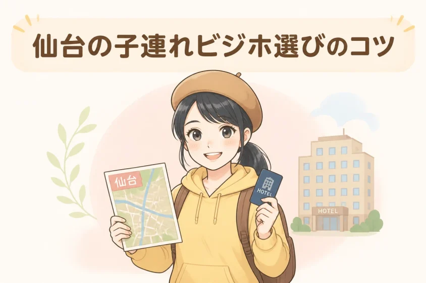仙台のビジネスホテルを子連れで選ぶ基準