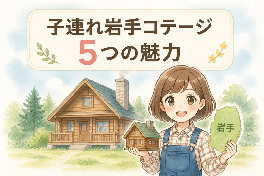岩手のコテージに子連れで泊まるメリット5つ