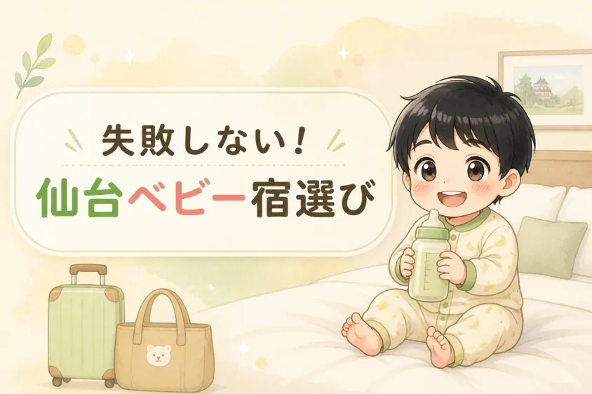 赤ちゃんと泊まる仙台のホテルを選ぶポイント