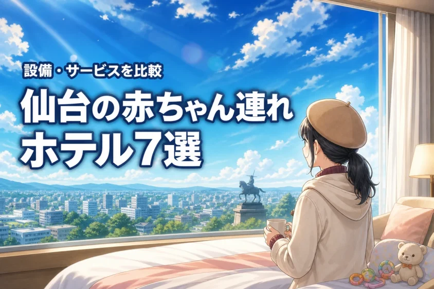 仙台で赤ちゃん連れにおすすめのホテル7選!設備やサービスが充実した宿を比較
