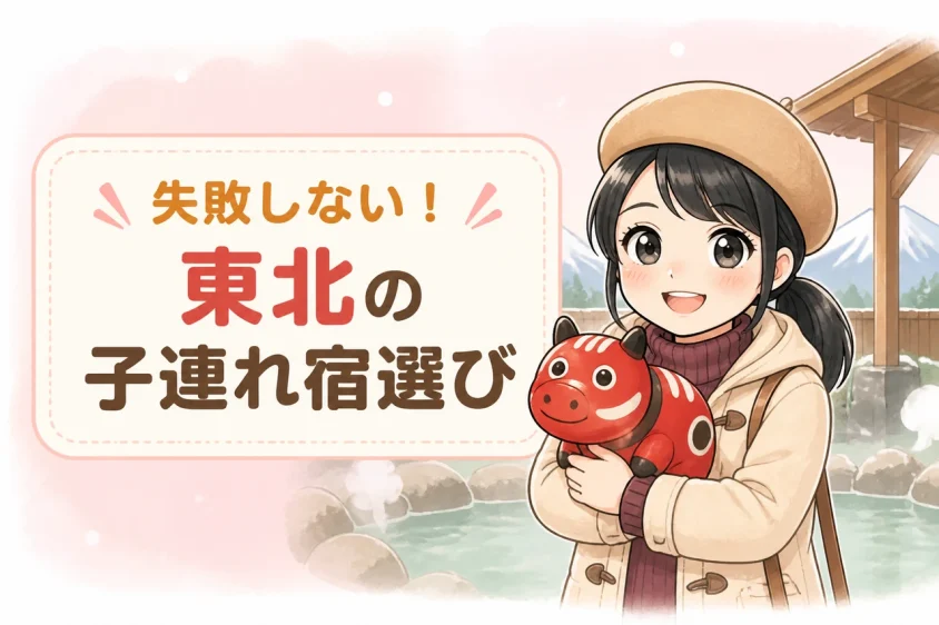 東北で子連れに最適な宿を選ぶポイント