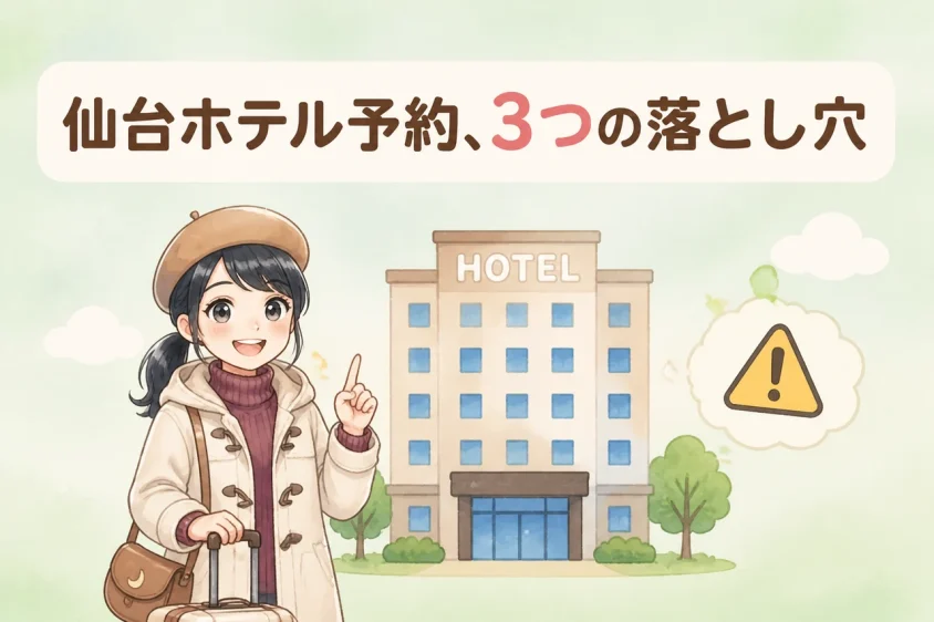仙台のホテルを予約するデメリット3つ